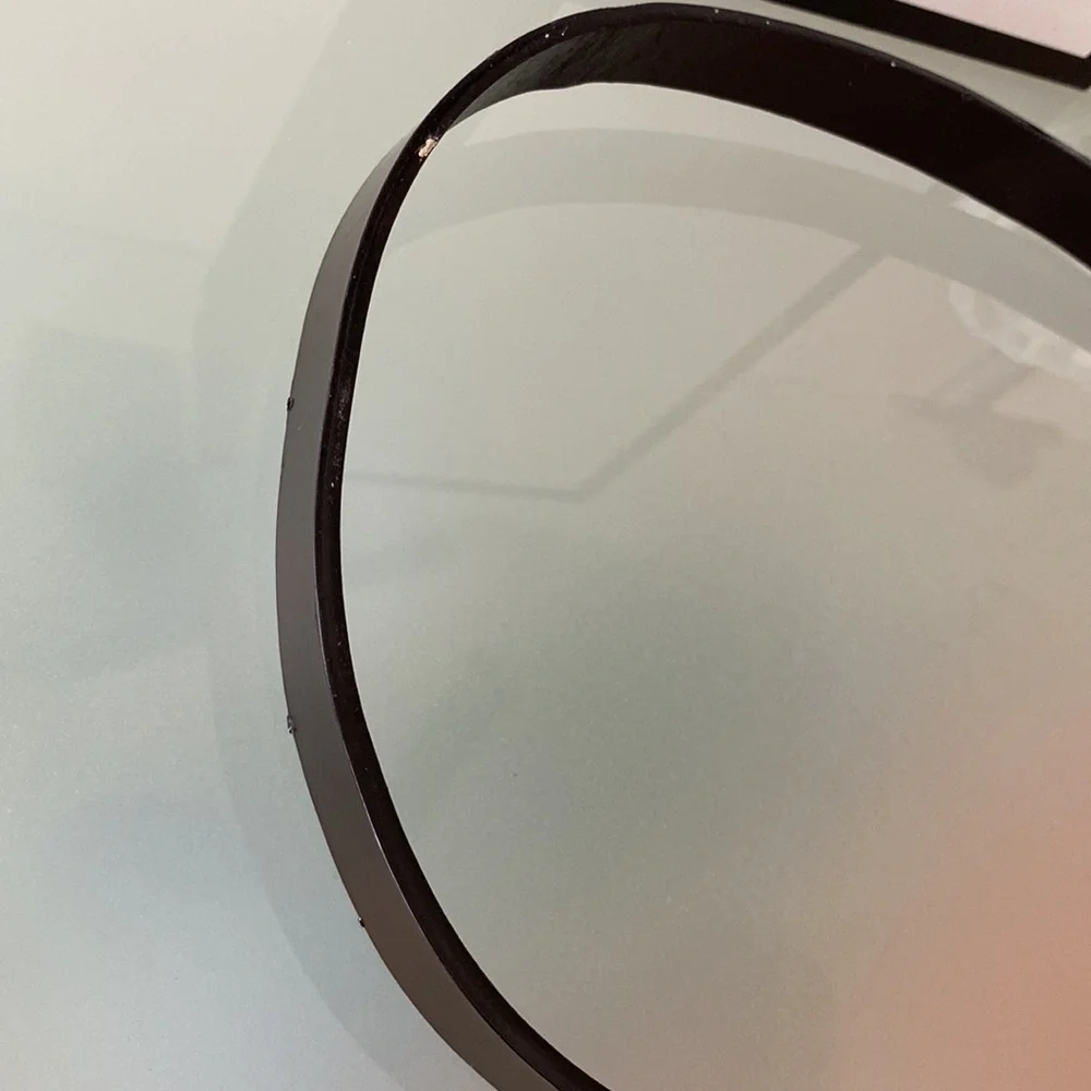 NIB Auth GUCCI leather BELT w/logo buckle 28”/71.5 cm ITALY - Picture 5 of 16